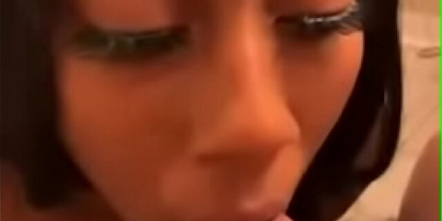 bathroom,black,blowjob,closeup,cum,cumshot,deepthroat,ebony,facial,pov