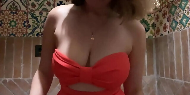 big cock,big tits,blowjob,boobs,joi,juicy,red,toilet