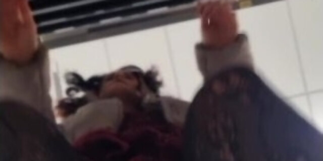 amateur,brunette,naughty,petite,pov,public,small tits,solo