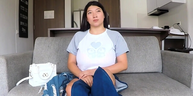 blowjob,boobs,brunette,casting,cumshot,hardcore,hd,latin,latina,natural tits