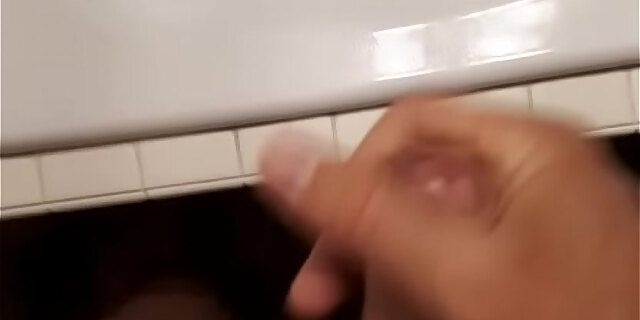 bathroom,bukkake,cum,cumshot
