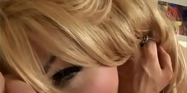 blonde,blowjob,car,natural tits,nylon,pov,small tits