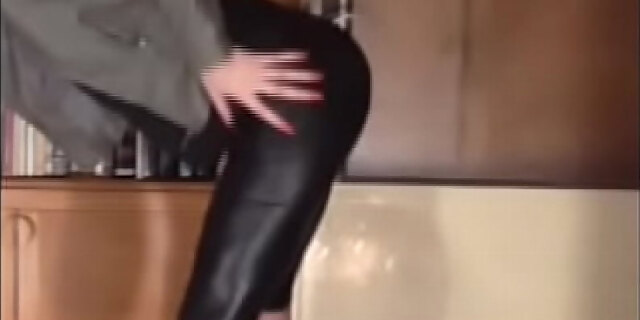 latex,leggings,public